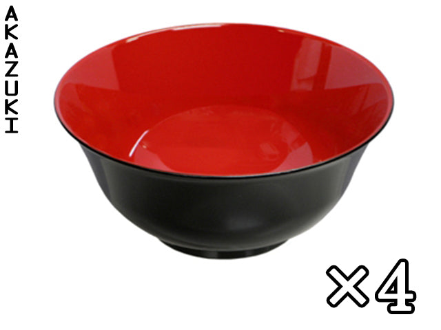 goedkeuren aanwijzing kruising Ramen black and red plastic bowls – AKAZUKI