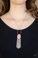 Load image into Gallery viewer, Paparazzi Dewy Desert Pink Stone Short Necklace
