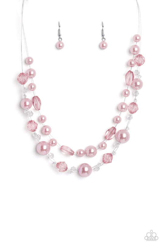 Bewitching Beading - Pink Necklace, Paparazzi Accessories