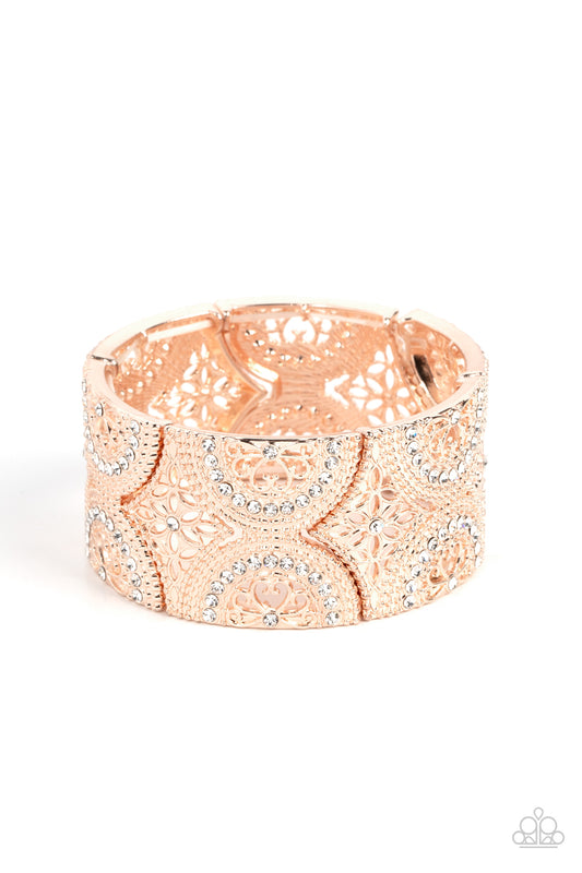 Savanna Oasis - Rose Gold Bracelet - Paparazzi Accessories