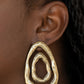 Paparazzi Ancient Ruins Brass Post Earrings