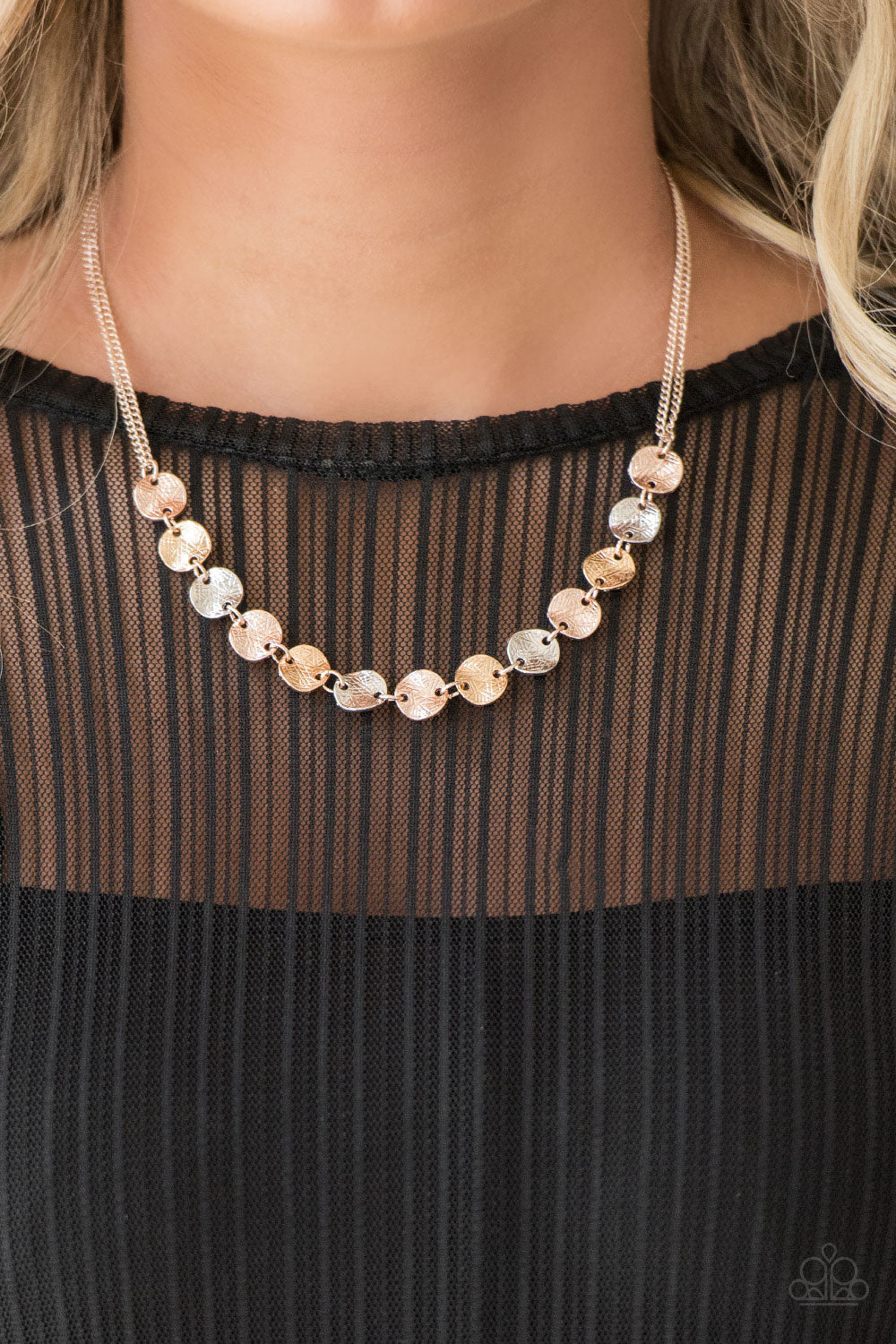 paparazzi short gold necklace