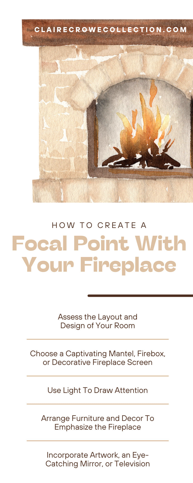 How To Create a Focal Point With Your Fireplace