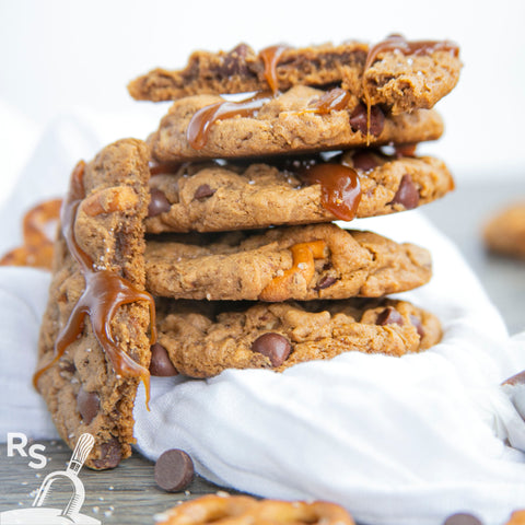 Rustic Scoop™ Caramel Chocolate Chip Cookies