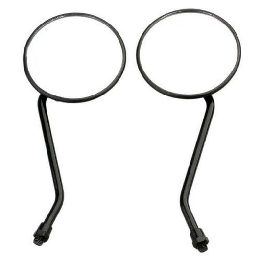 8mm Chrome Round Motorcycle Side Rear View Mirrors – TDRMOTO