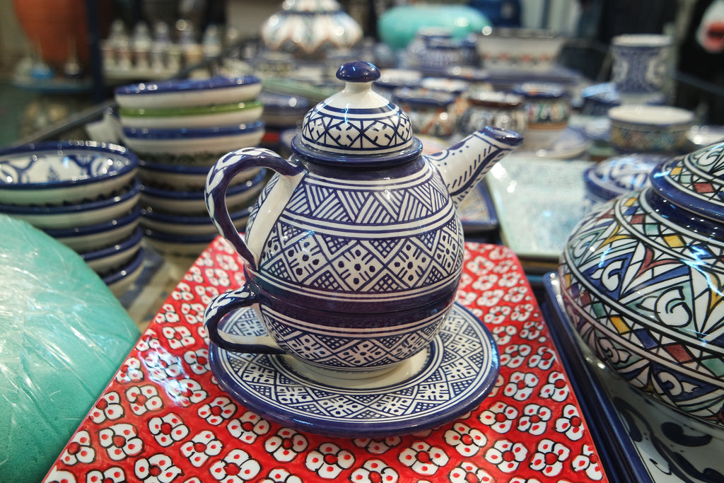 Teapot handmade in Fez