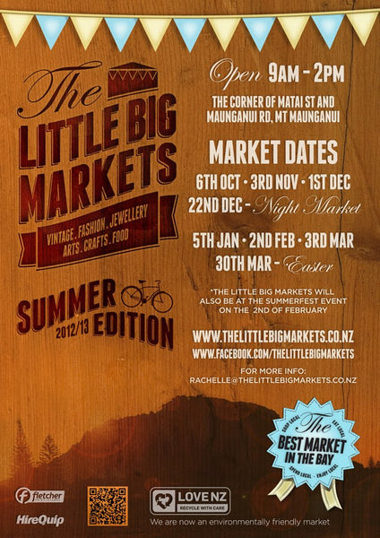 The little big markets 2012-2013 summer series in Tauranga New Zealand