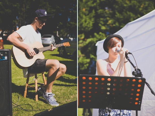 acoustic music at the mount markets