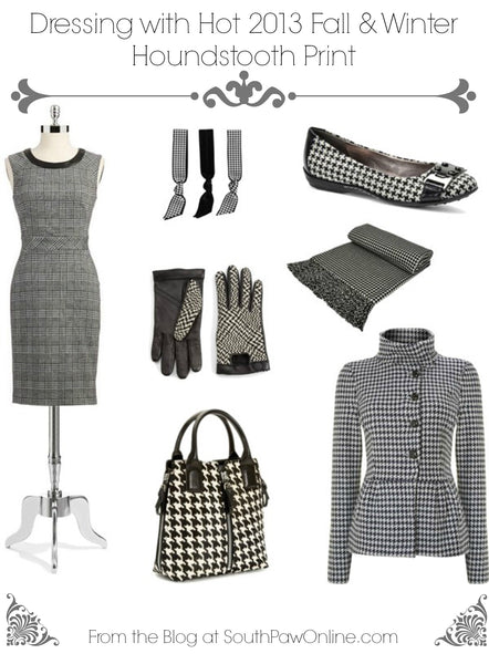 Dressing with Hot 2013 Fall and Winter Houndstooth Print