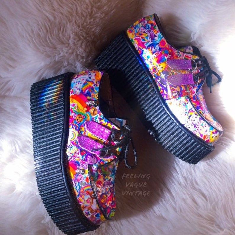 lisa frank unicorn shoes