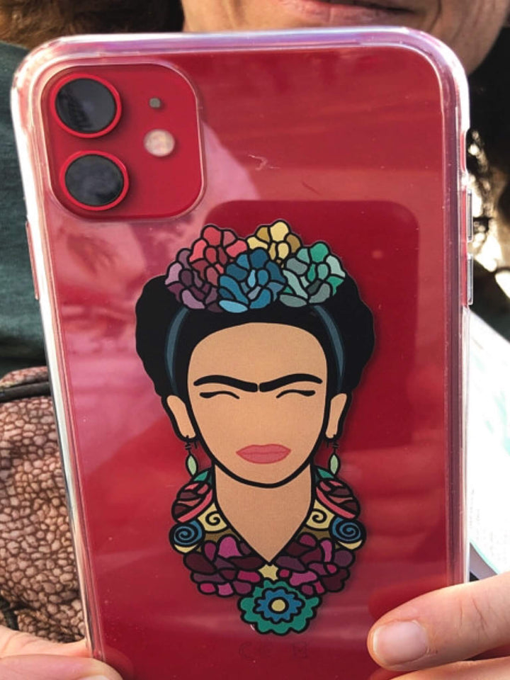 Frida Kahlo Illustration Clear iPhone XR Phone Case | The Urban Flair