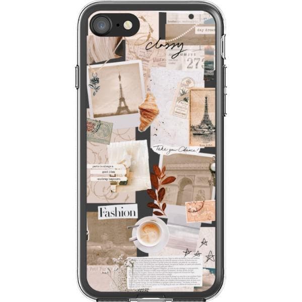 French Mood Board Collage Clear Phone Case For iPhone | eBay