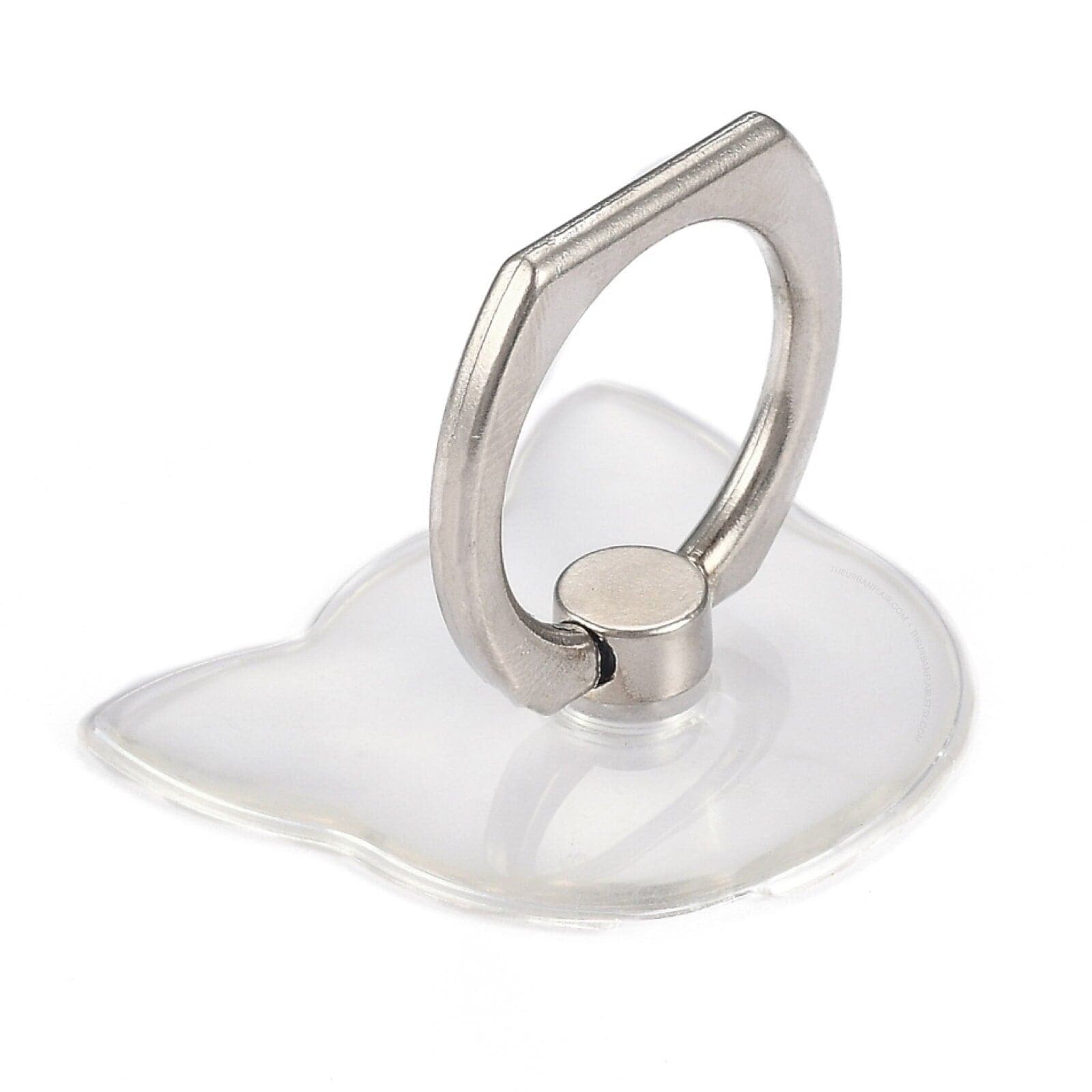 Clear Cat Shaped Ring Grip