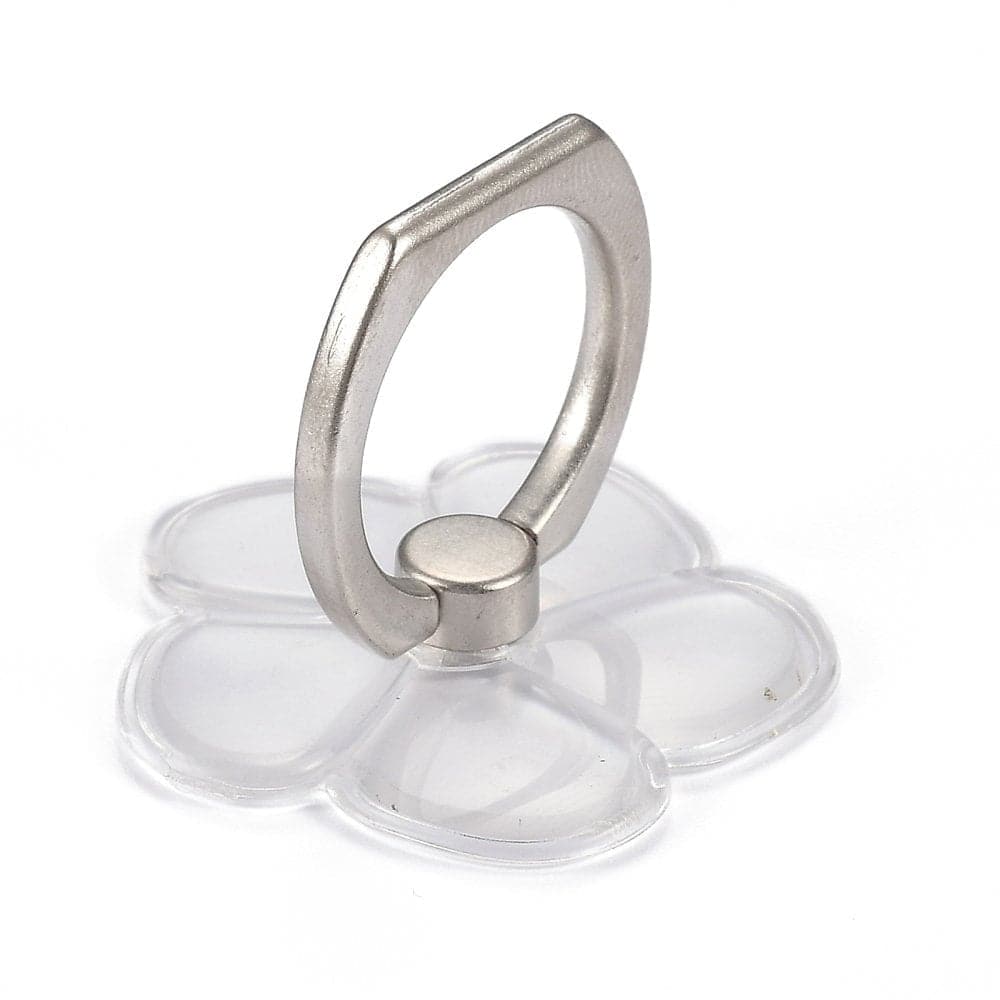 Clear Flower Shape Ring Grip