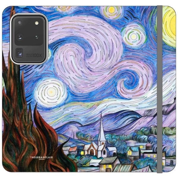 Starry Night Wallet Phone Case