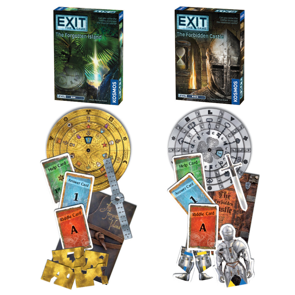 Exit The House Of Riddles Thames & Kosmos TAK 694043 Escape Room Card Game