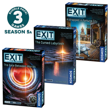 EXIT: The Game, Season 1. Three-Pack: The Abandoned Cabin, The Pharaoh's  Tomb, The Secret Lab