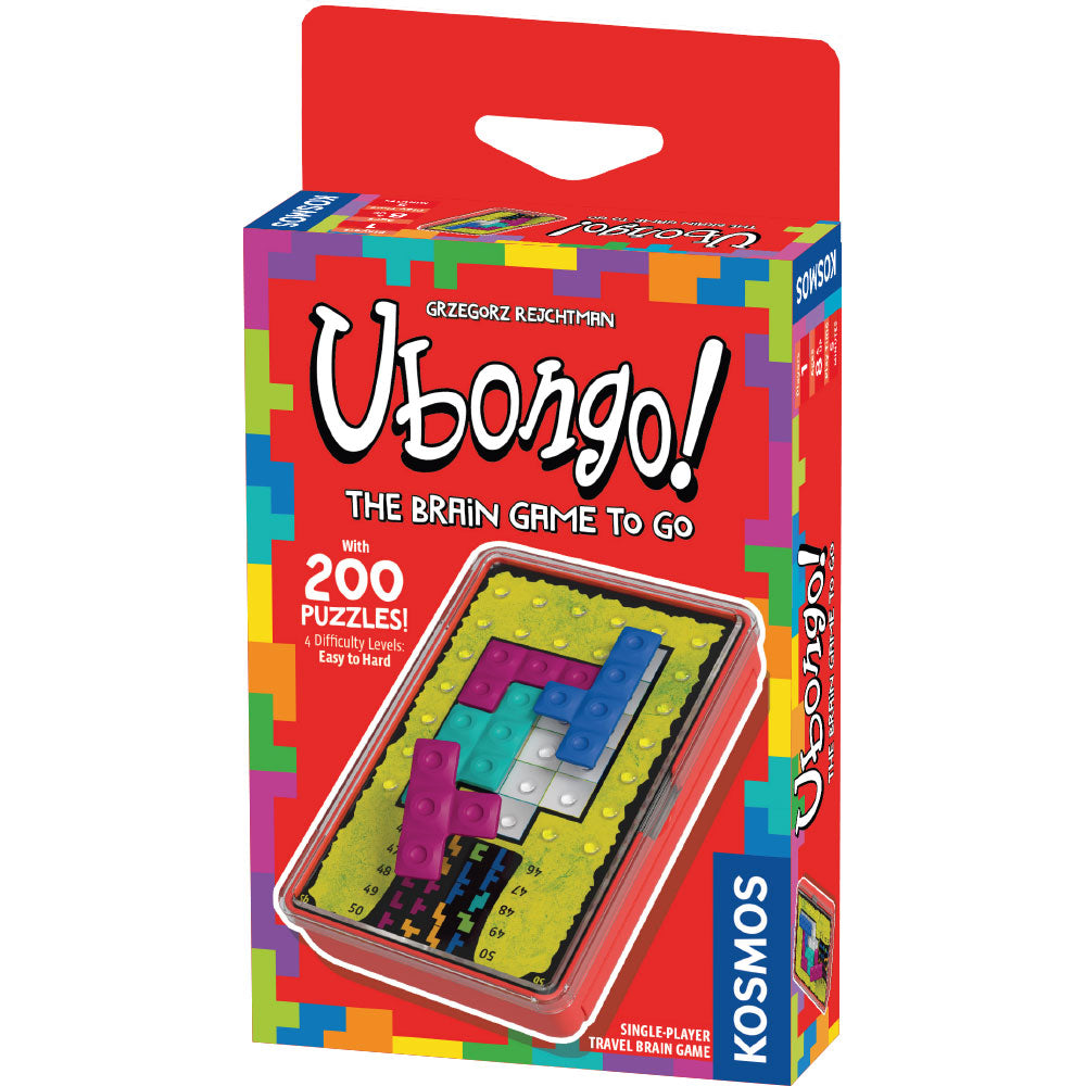 Ubongo: The Brain Game to Go | Friendly Fun Puzzle Travel Game | Thames & Kosmos Board Game