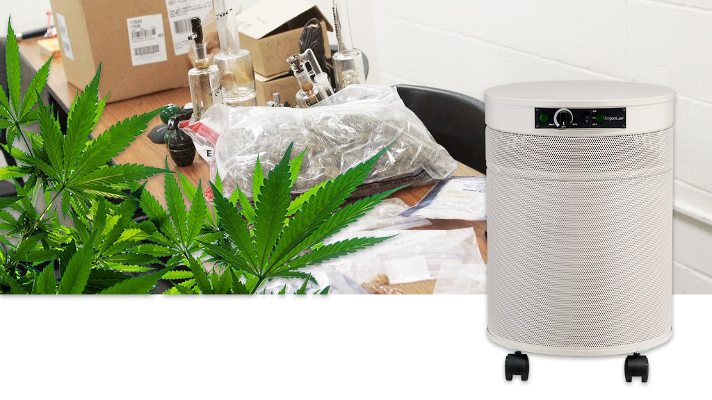 Airpura C600 Air Purifier for Police Evidence Rooms and Marijuana Dispensaries