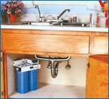 The PURE UVB-2 Water Treatment System is easy to install and takes up little space under your kitchen sink!