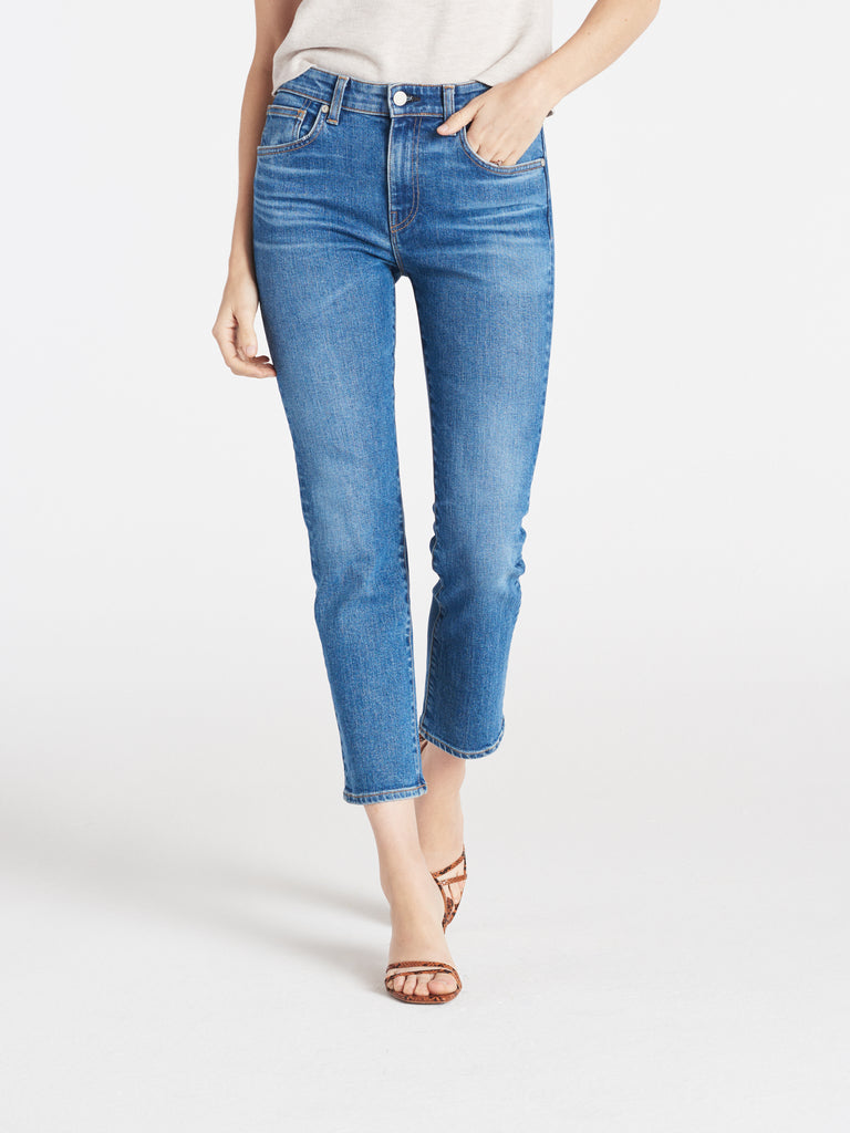 Friend - Moment High Rise Ankle Length Straight Leg Jeans – CQY Denim