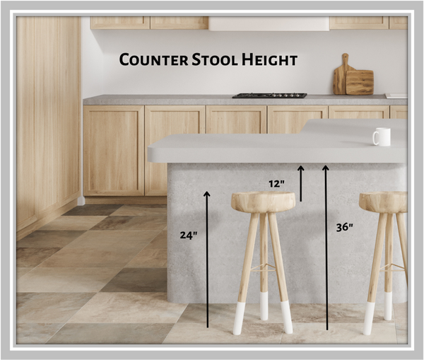 Counter stool height