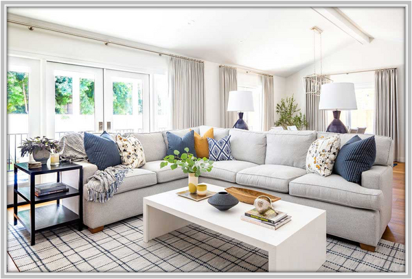 Peltier Interiors sectional