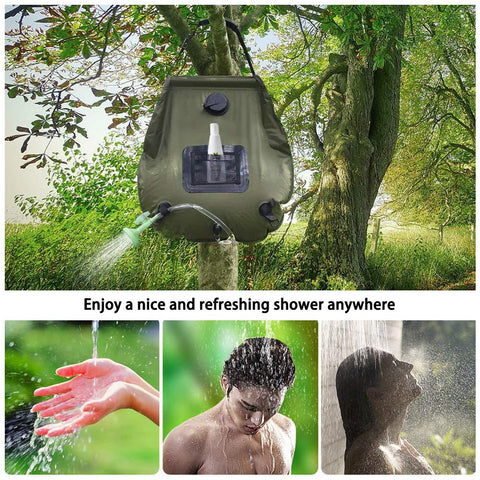 Solar Heated Portable Camping Shower