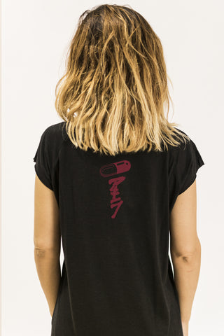 ジェルミクライン hookups AKIRATシャツ アキラ 黒 LサイズTシャツ/カットソー(半袖/袖なし)
