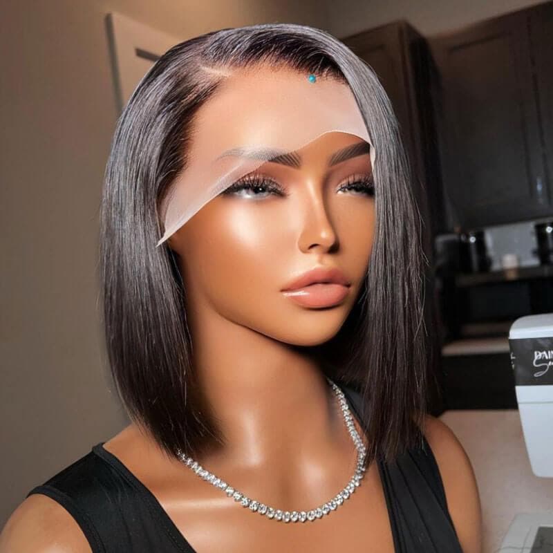 ReadytoGo New Launch Glueless Bob 10 inches Frontal T Part Lace Wig Mi –  Luvmehair South Africa