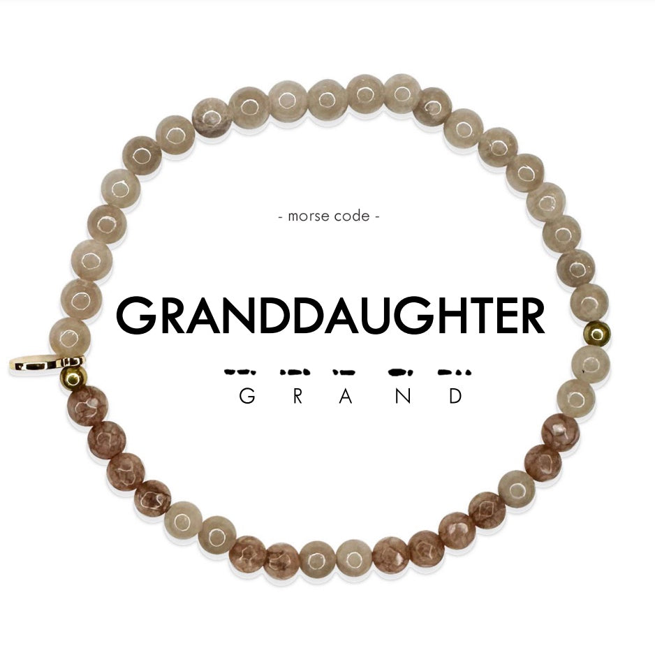Grandma 6mm Morse Code Bracelet – Kit's