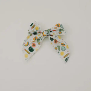 Golden Dot Lane- Back To School Everyday Affirmation Hair 4" Serged Cotton - Max Mamas