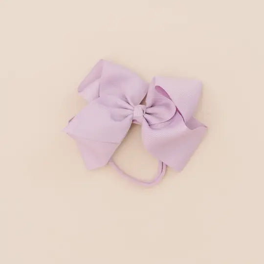 Golden Dot Lane - Oversized 5" Skinny Band Grosgrain Nylon Bow