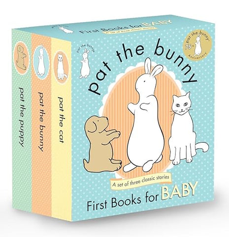 Pat the Bunny, Dorothy Kunhardt - Book and Toy Box Set – Pillow-Cat Books