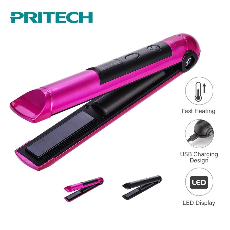 wireless mini hair straightener