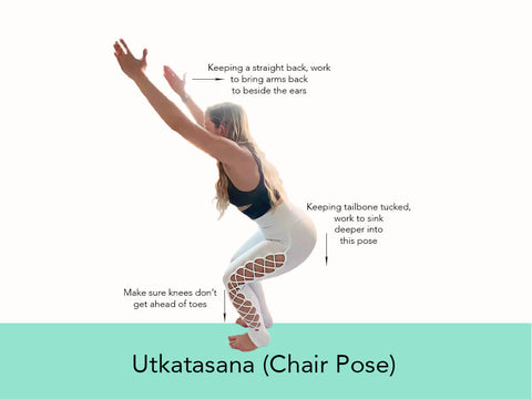 Yoga Balance Pose - Chair | My Yoga Essentials