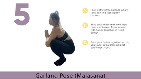 Garland Yoga Pose (Malasana) for Flexibility | My Yoga Essentials