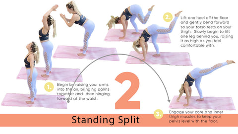 Yoga Poses for Strength - Standing Split | My Yoga Essentials