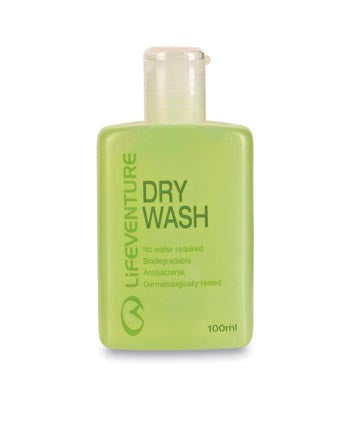 Se LifeVenture Dry Wash Gel (100ml) hos RejseGear.dk