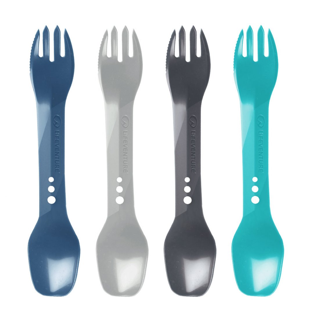 LifeVenture Ellipse Spork Multicolor (4 pak)