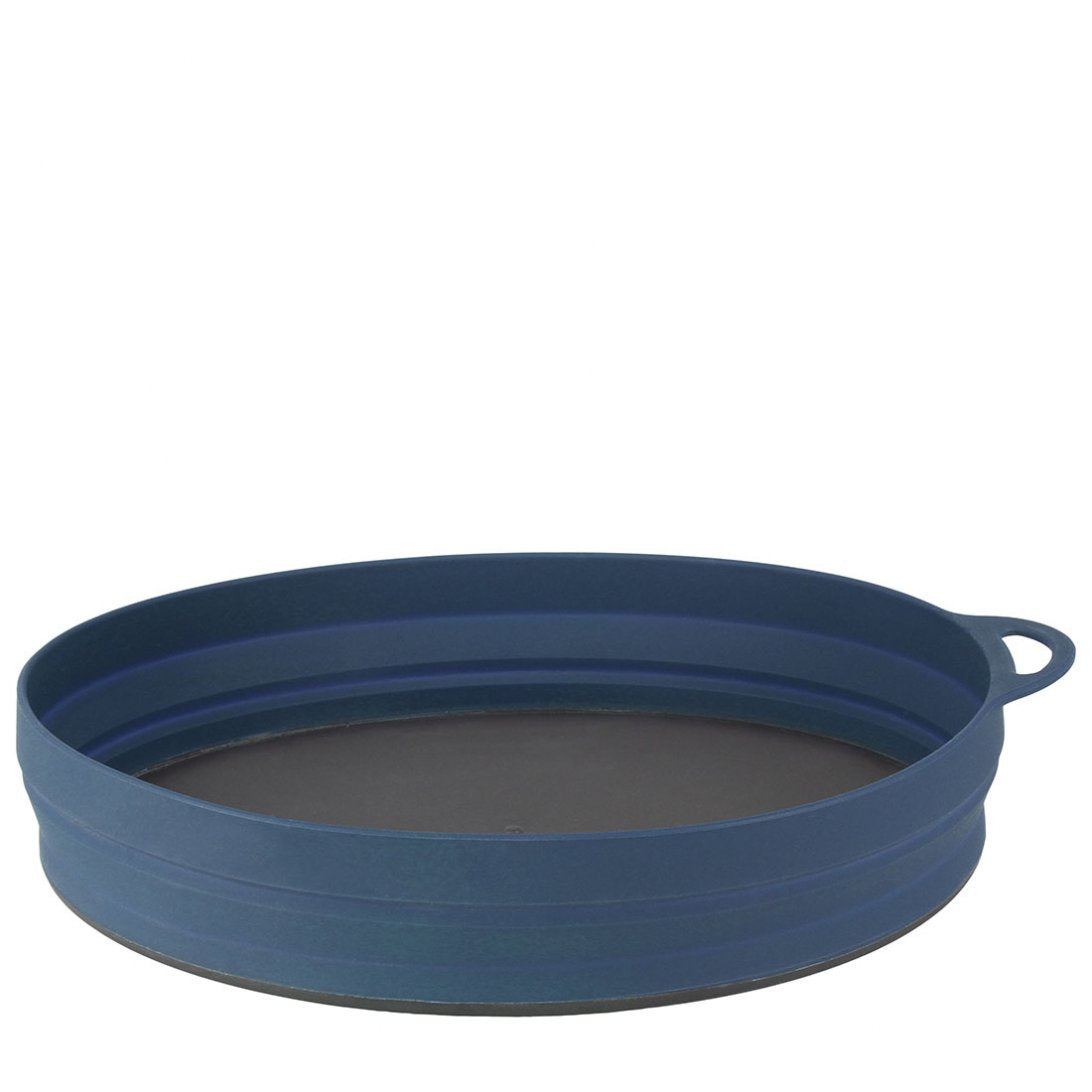 Se Lifeventure Silicone Ellipse Flexi-plate, Navy - Tallerken hos RejseGear.dk