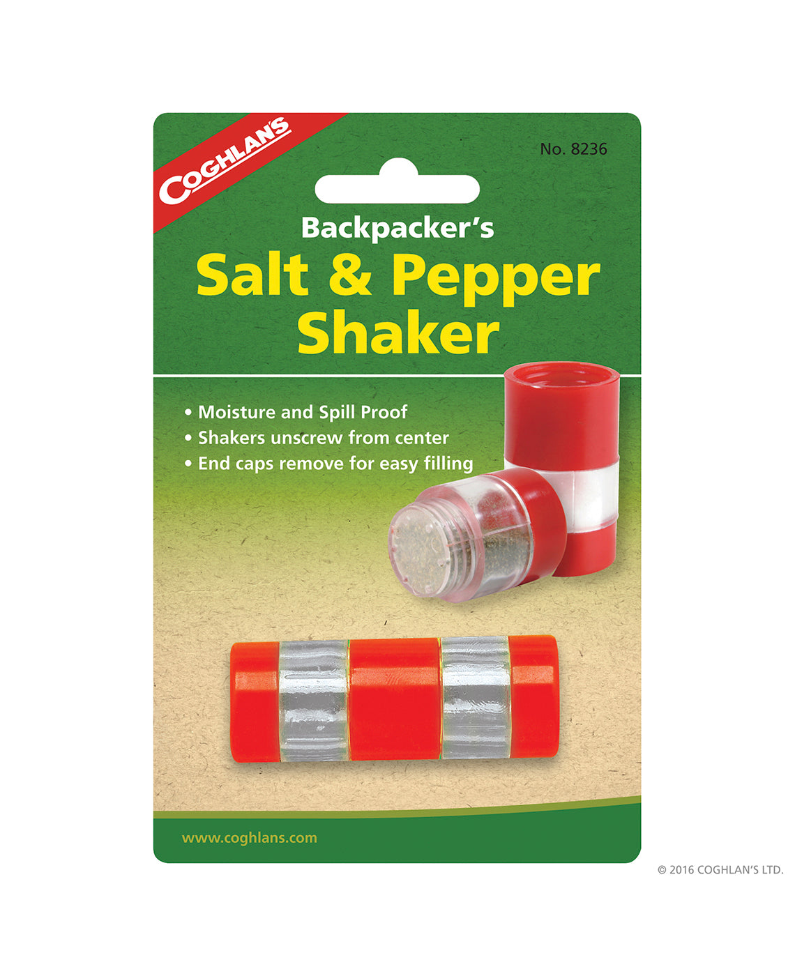 Se Coghlans Salt & Peber Shaker hos RejseGear.dk