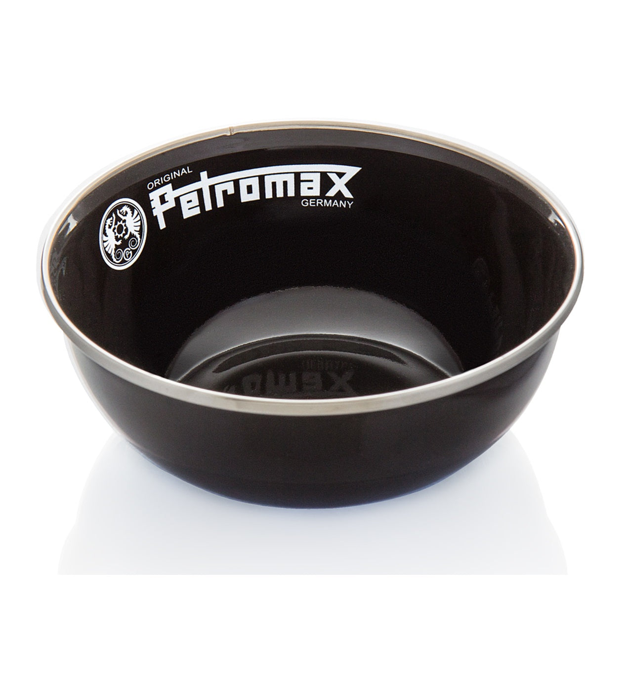 Se Petromax Petromax Enamel Bowls Black 2 Pieces - Skål hos RejseGear.dk