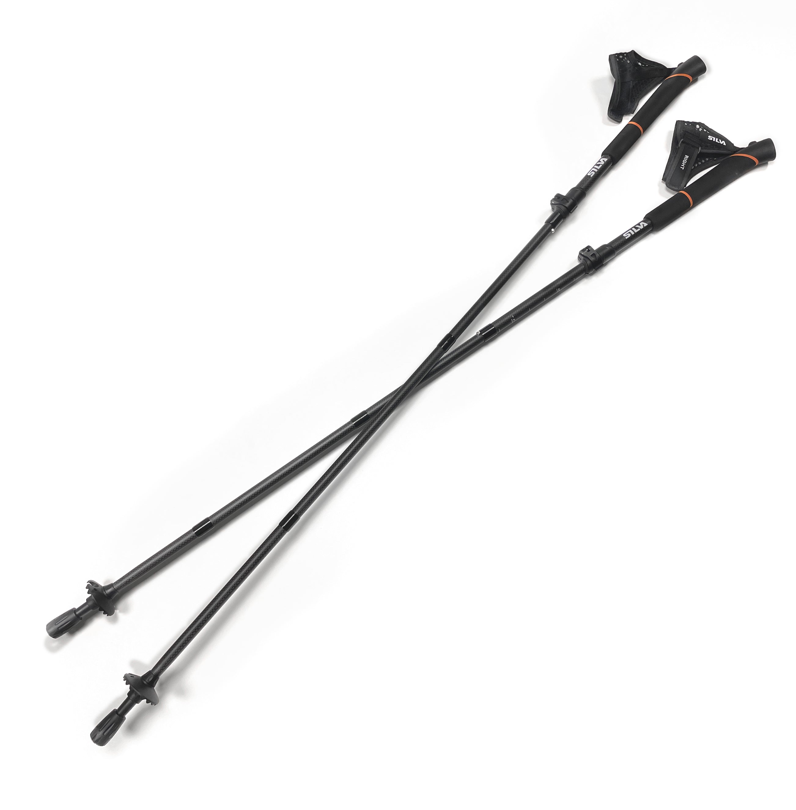 Se Silva Running Poles Carbon Adjust 100-120cm - Vandrestave hos RejseGear.dk