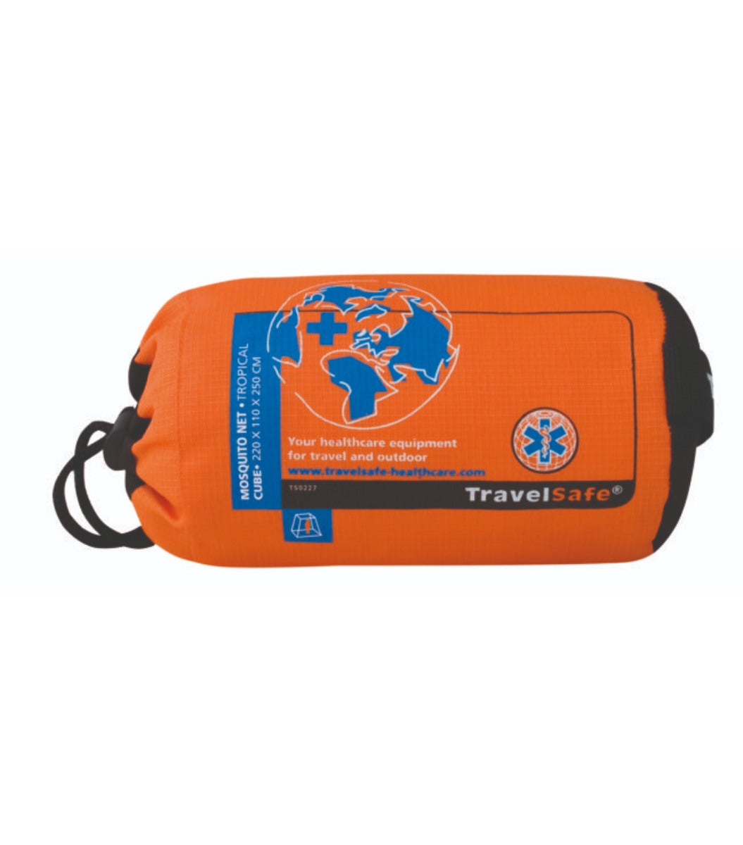 Se TravelSafe Cube box myggenet, 1 person - Myggebeskyttelse hos RejseGear.dk