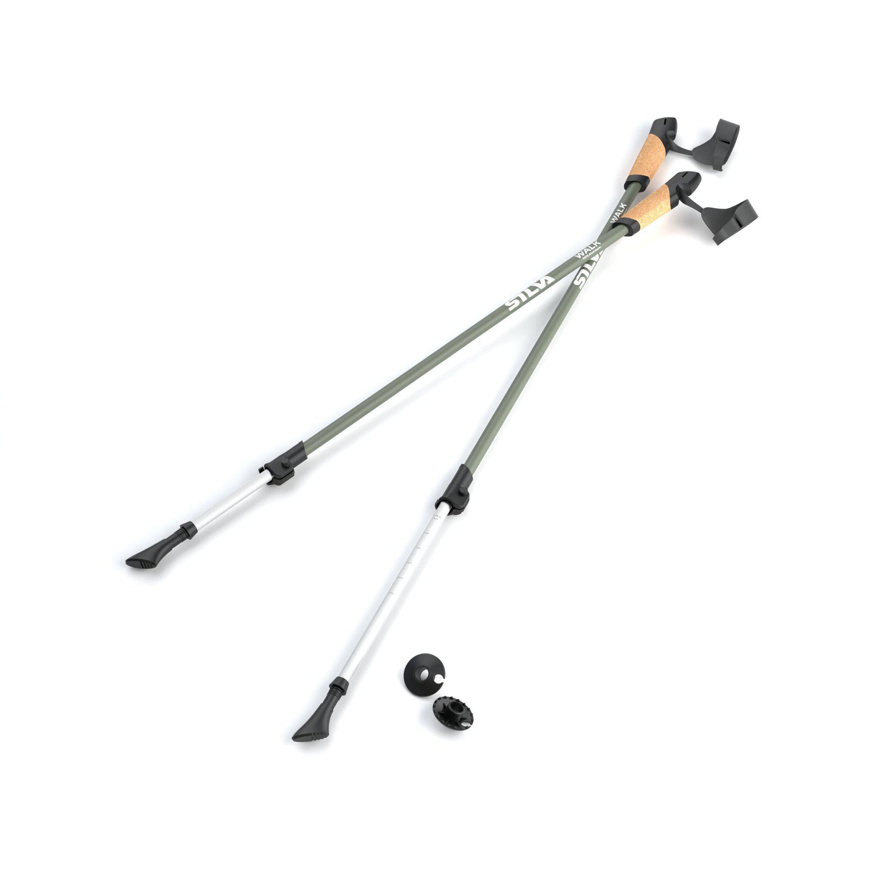 Se Silva Walking Poles Aluminum Cork - Vandrestave hos RejseGear.dk