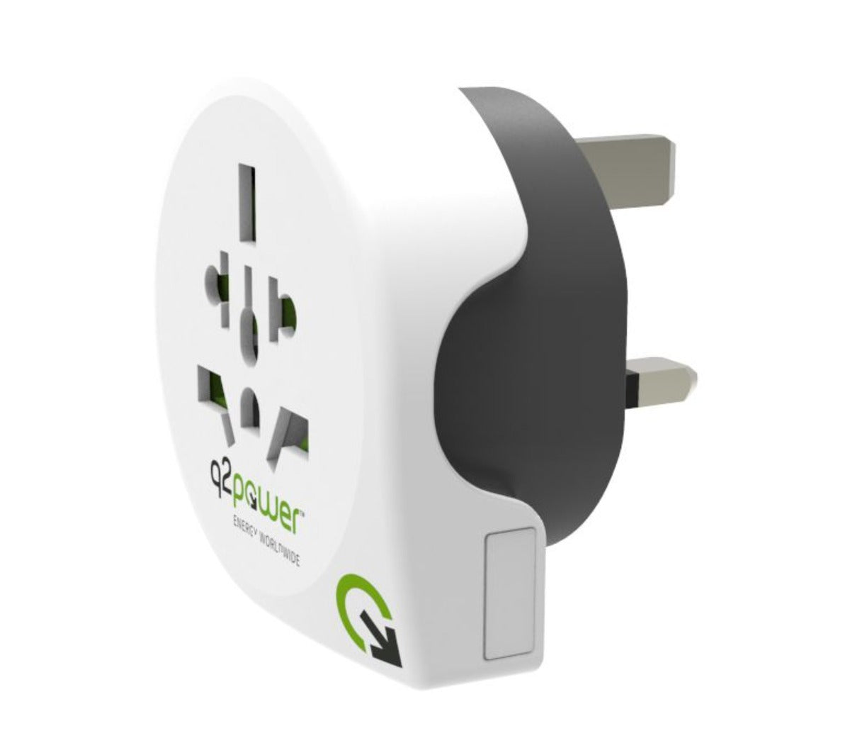 Q2Power Adapter - EU til UK