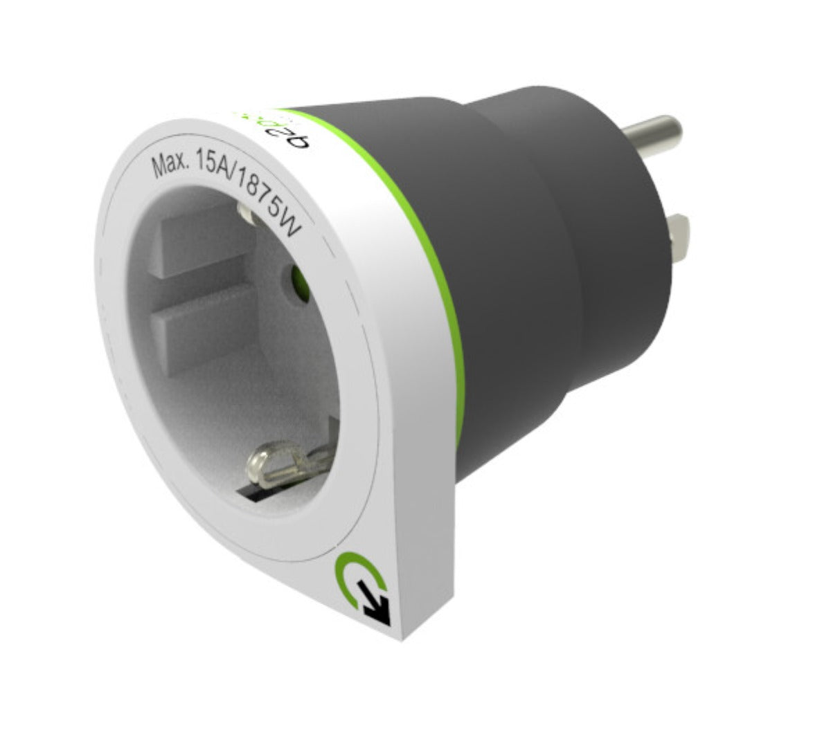 Q2Power Adapter - EU til USA