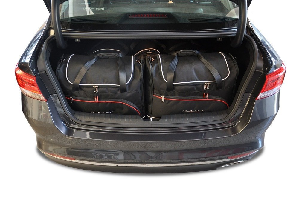 Se KIA OPTIMA LIMOUSINE 2015-2019 CAR BAGS SET 5 PCS hos RejseGear.dk
