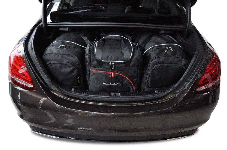 Se MERCEDES-BENZ C LIMOUSINE 2013-2021 CAR BAGS SET 4 PCS hos RejseGear.dk